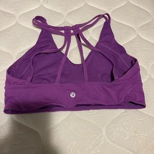 Purple lulu lemon sports bra